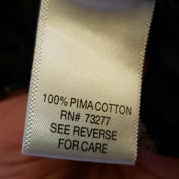 Croft & Barrow Crew Neck SS Tee Black & Tan L VGUC - Picture 6 of 8